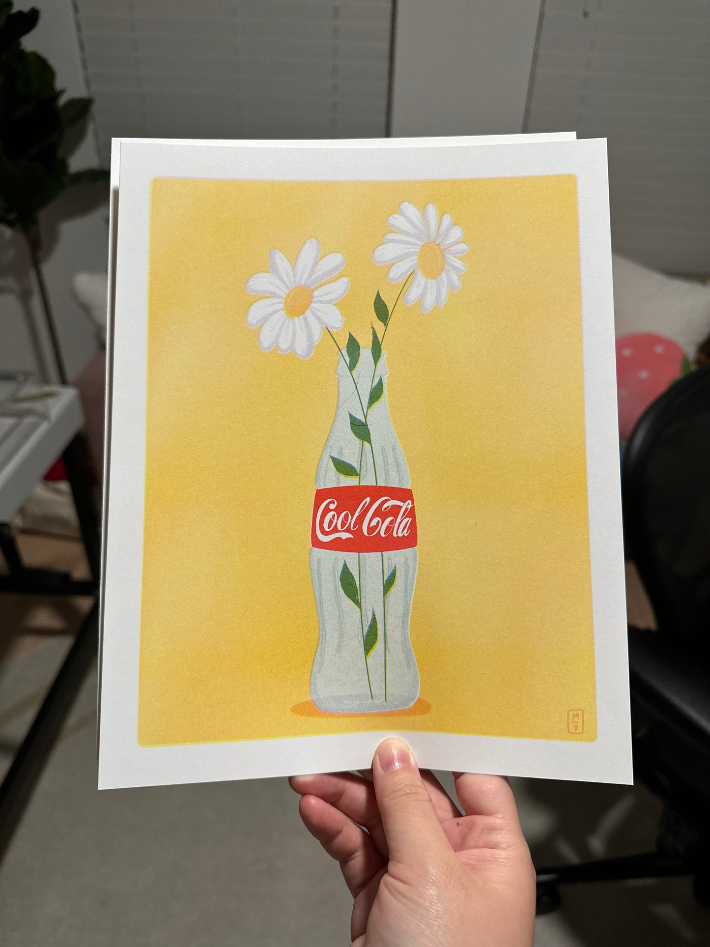 Cool Cola Medium Riso Print