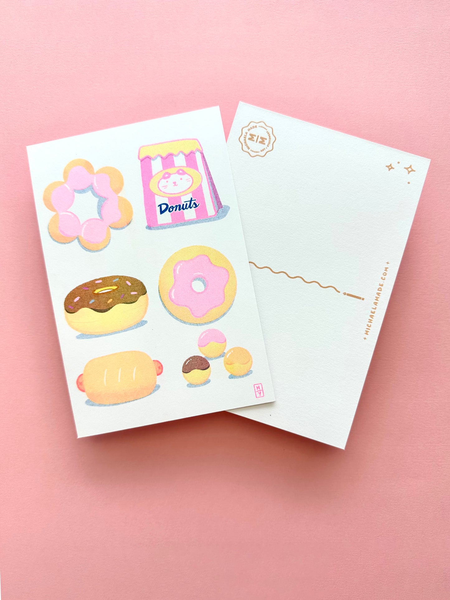 Donuts Postcard