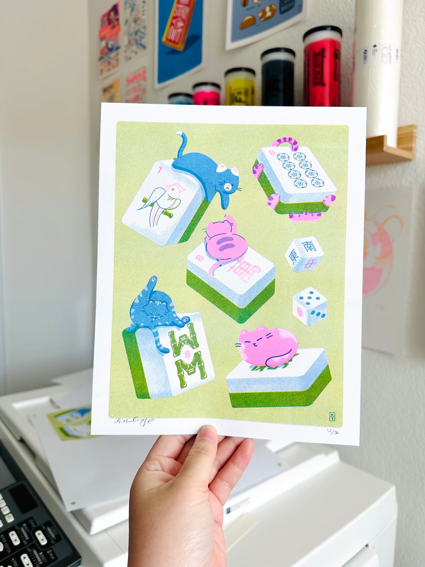 Mahjong Cats Mid-Size