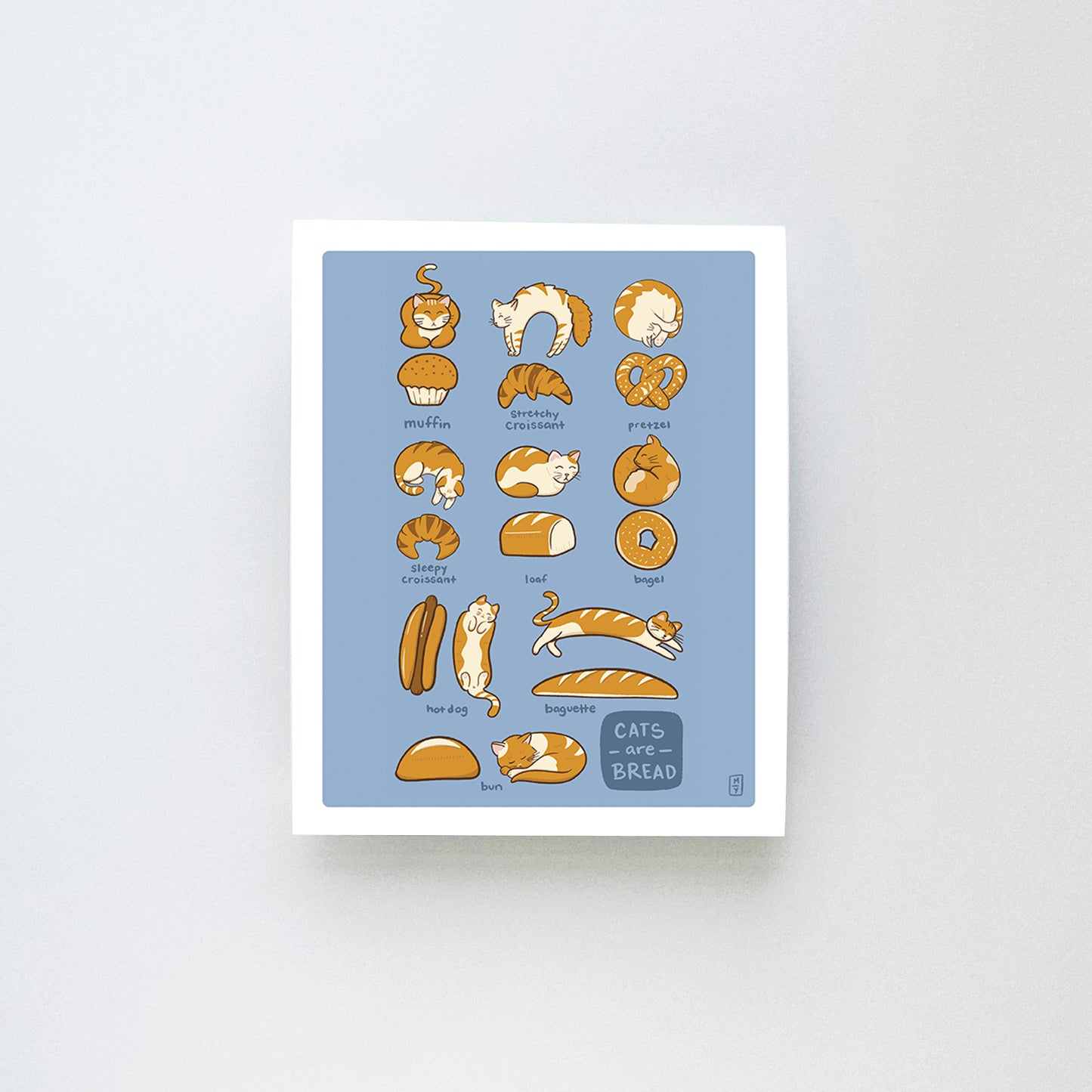 Bread Cats Medium Print