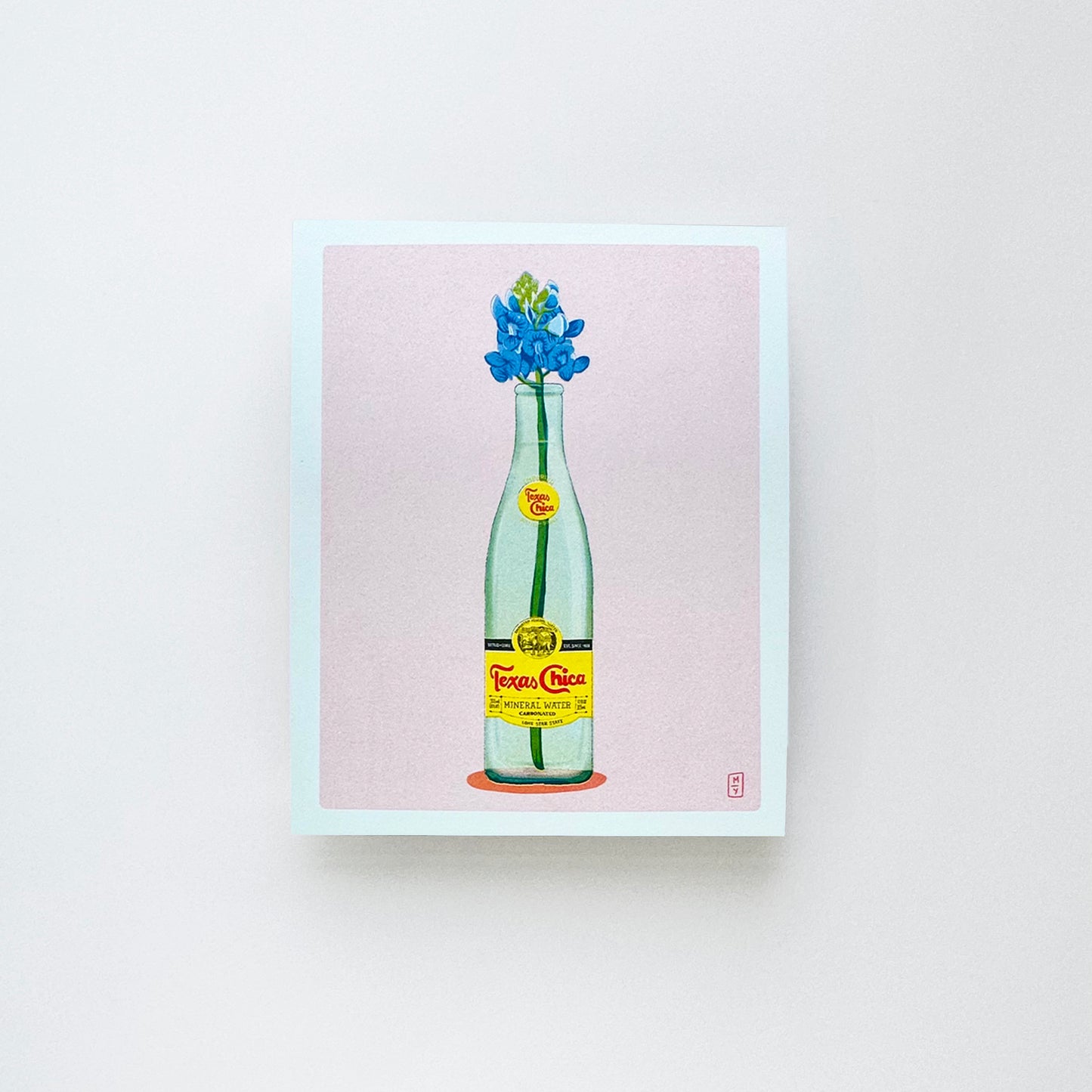 Texas Chica Medium Riso Print