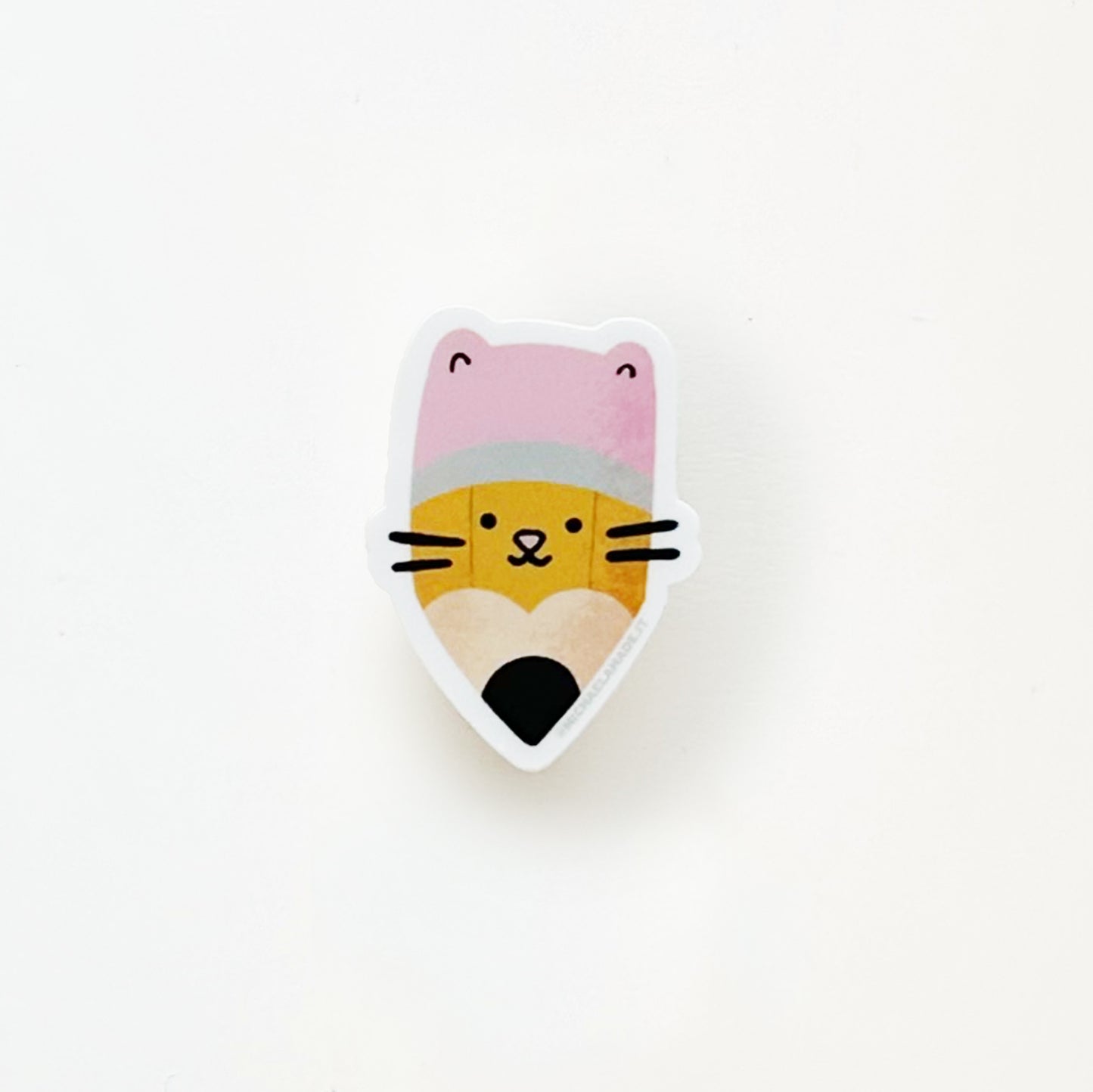 Pencil Cat Sticker