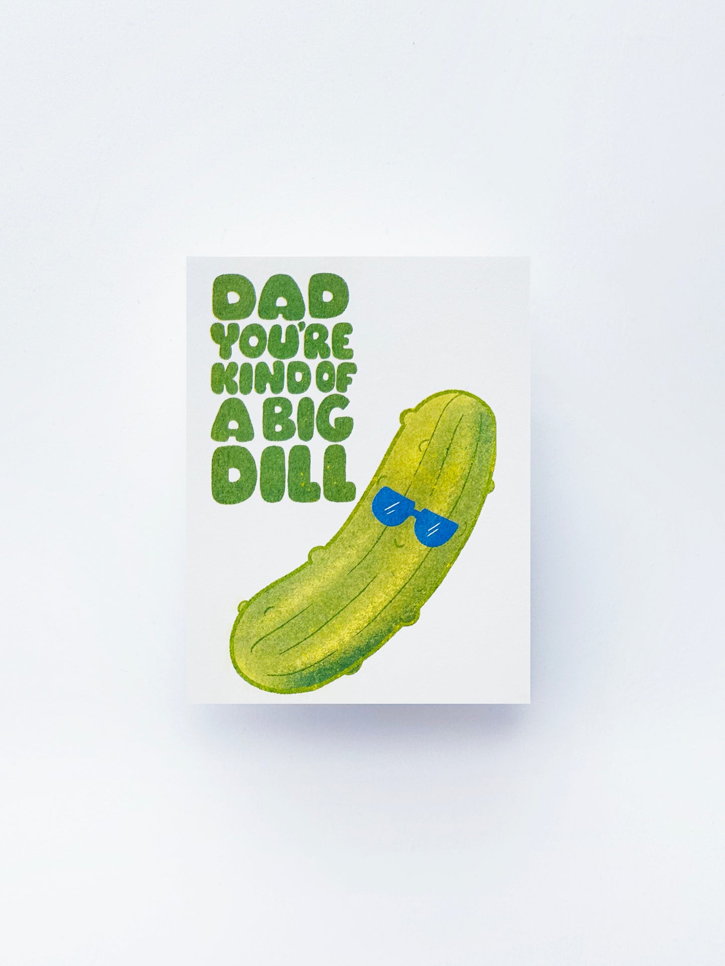 Big Dill Pickle Father's Day Card