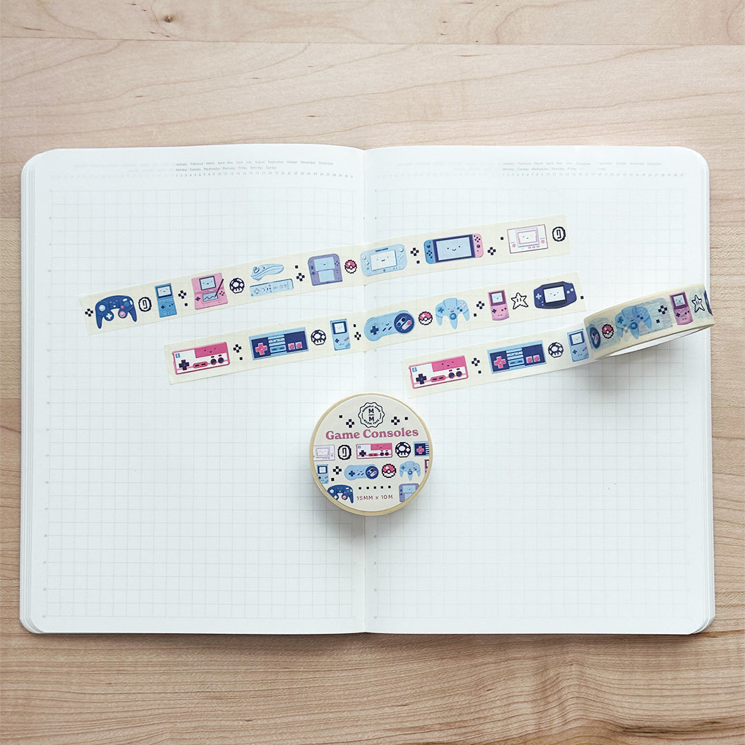 Game Consoles Washi Tape