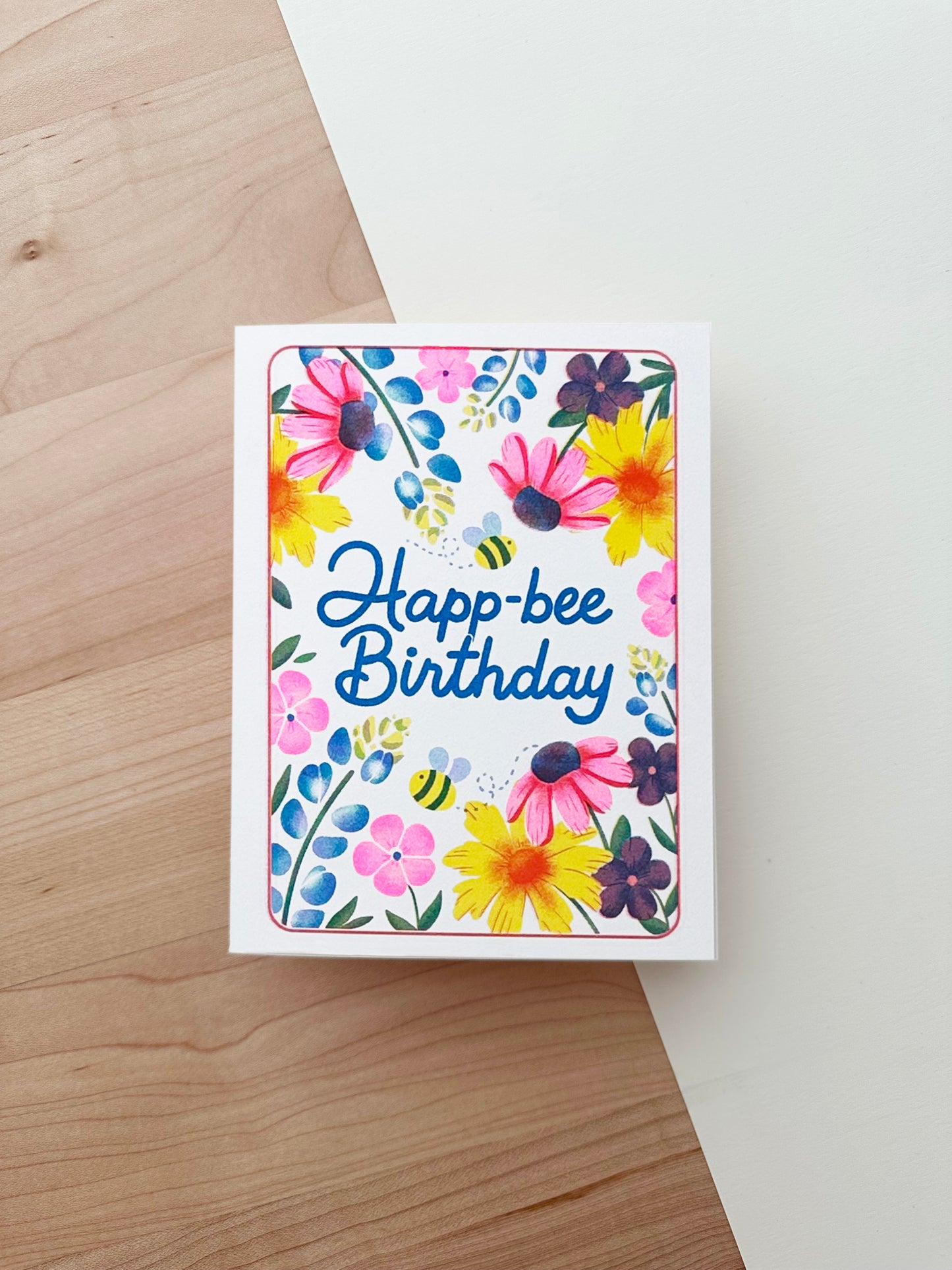 Bee Birthday Card