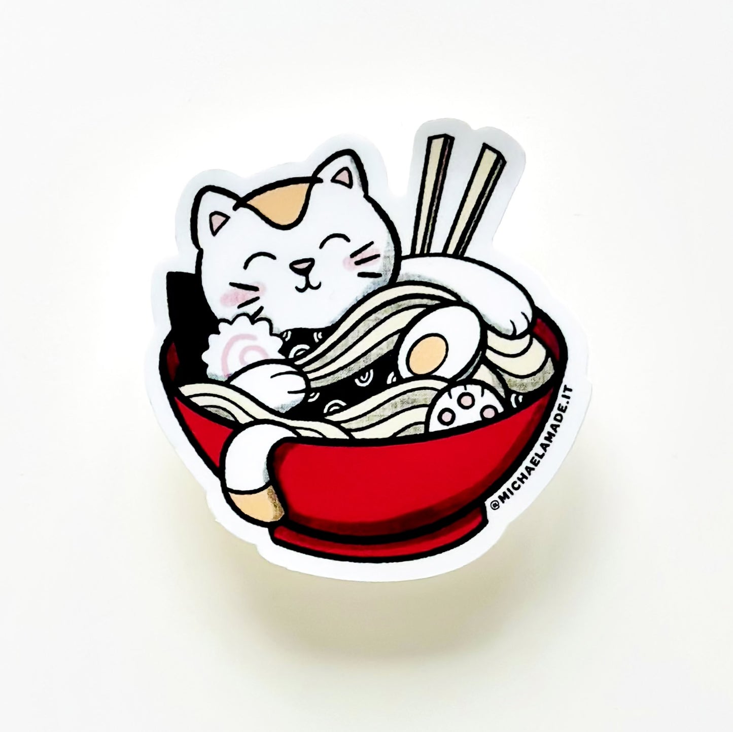 Ramen Cat Sticker