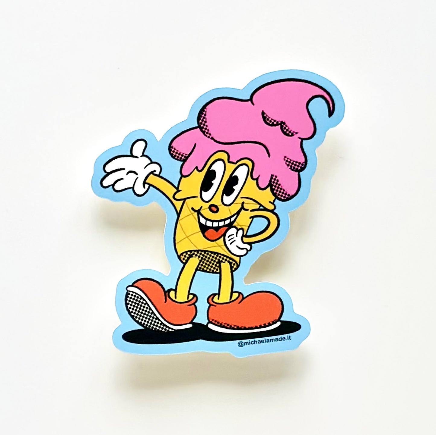 Stay Cool Ice Cream Sticker