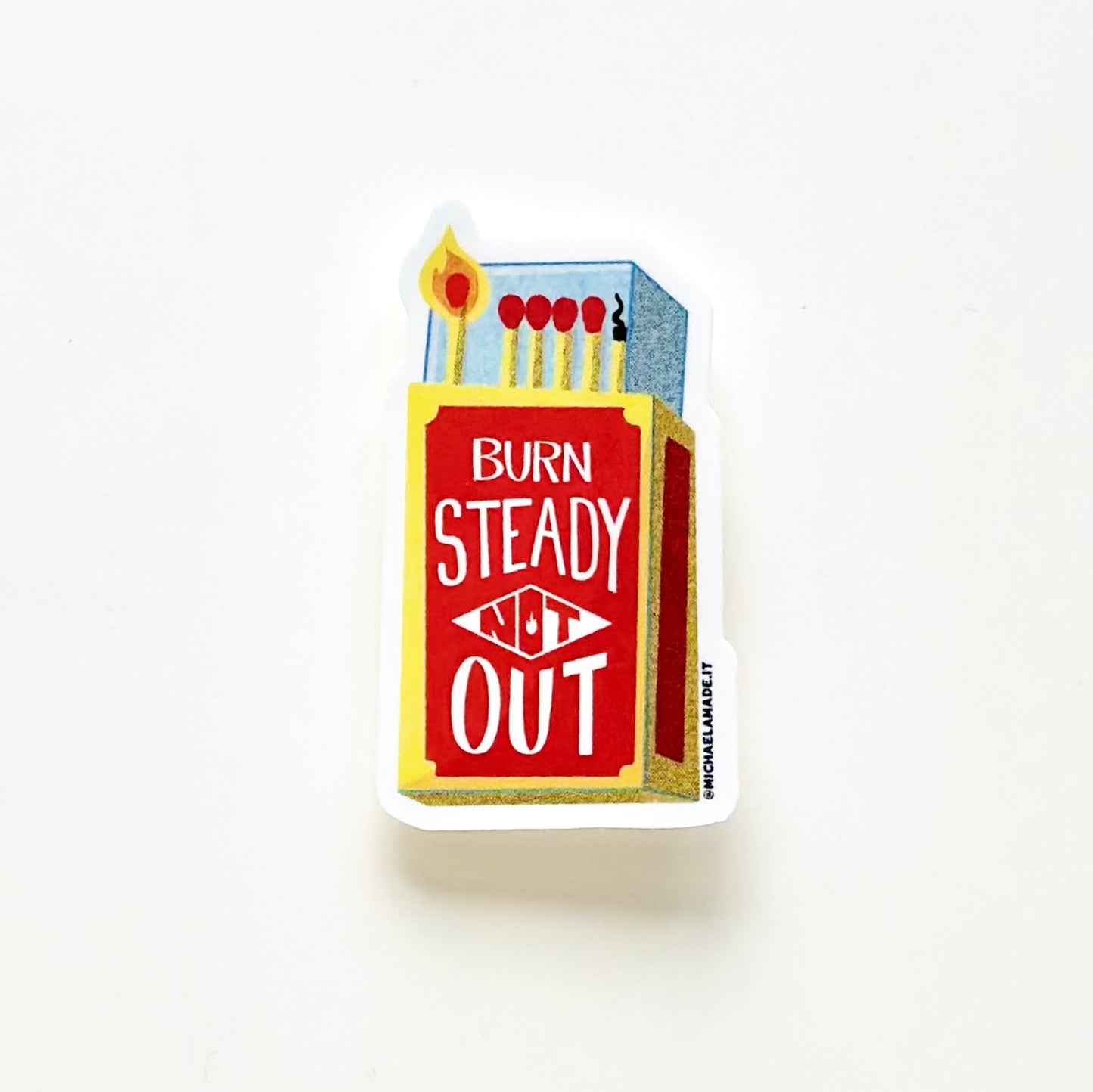 Burnout Sticker