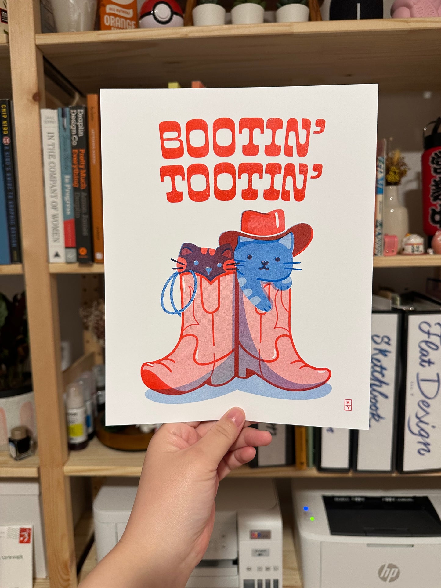 Bootin' Tootin' Cats Mid-Size
