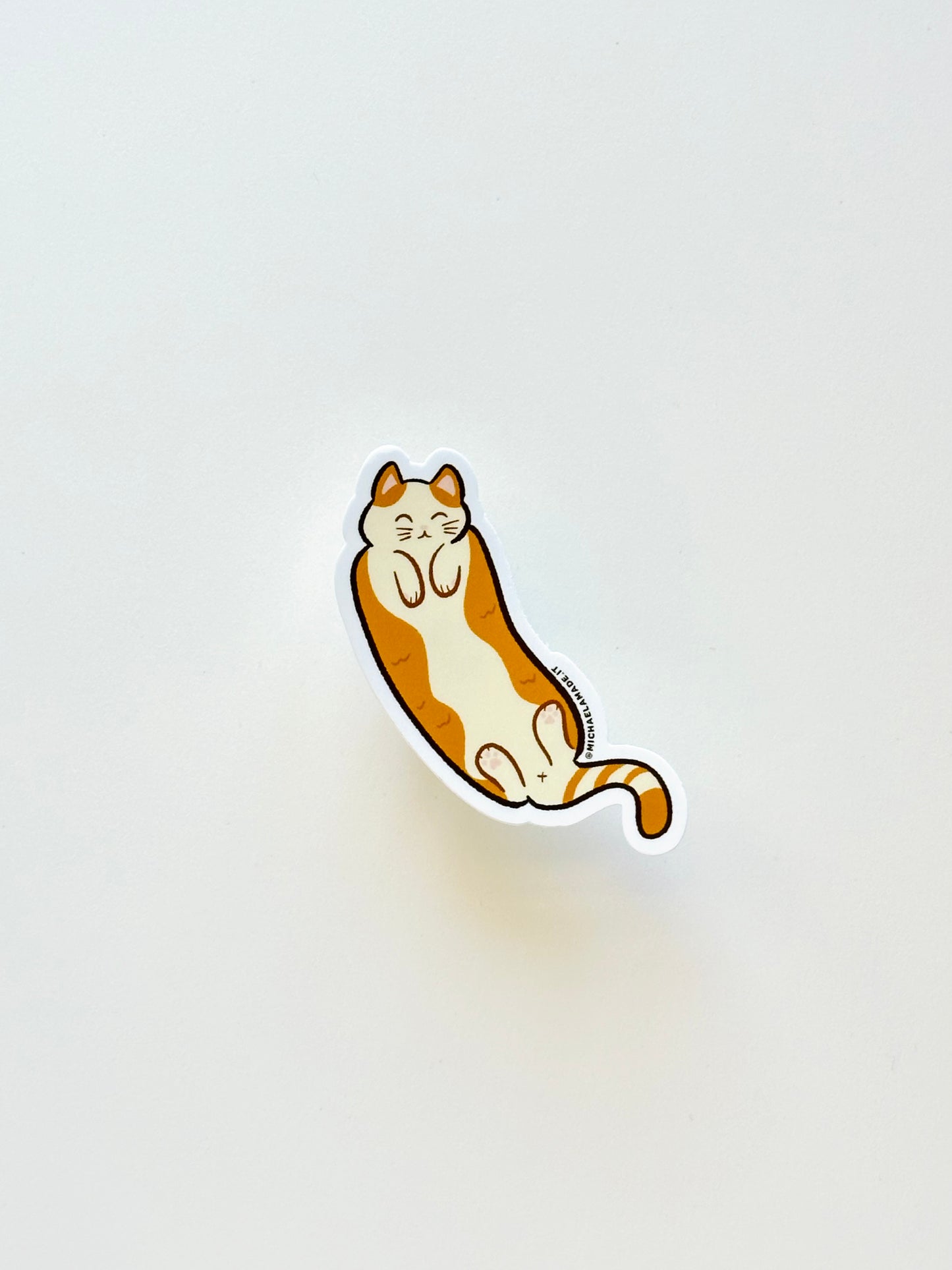 Hot Dog Cat Sticker