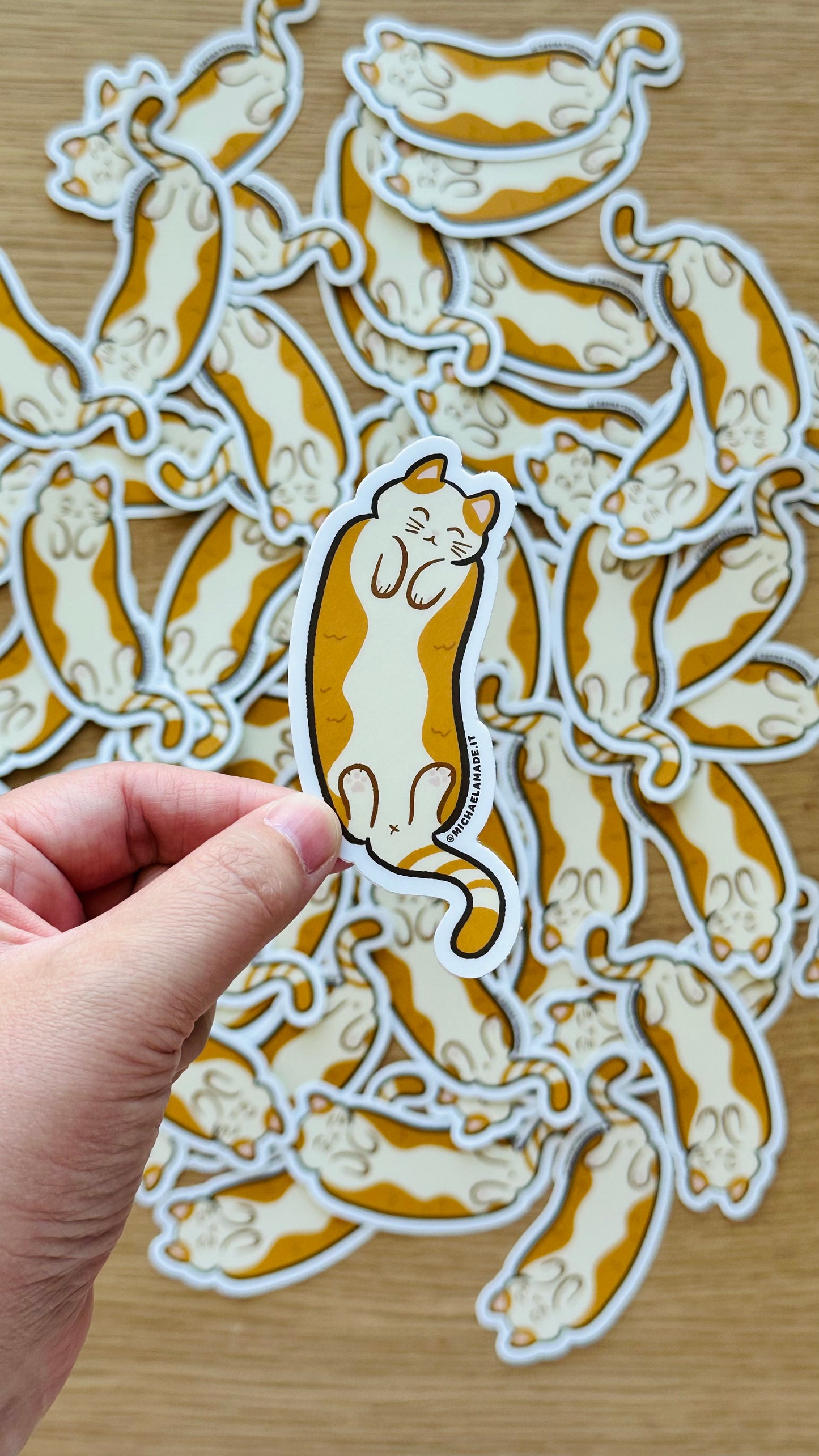 Hot Dog Cat Sticker