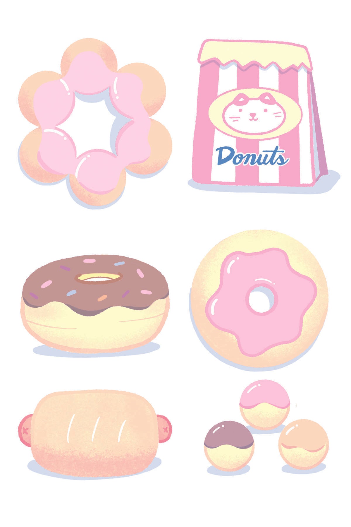 Donuts Postcard