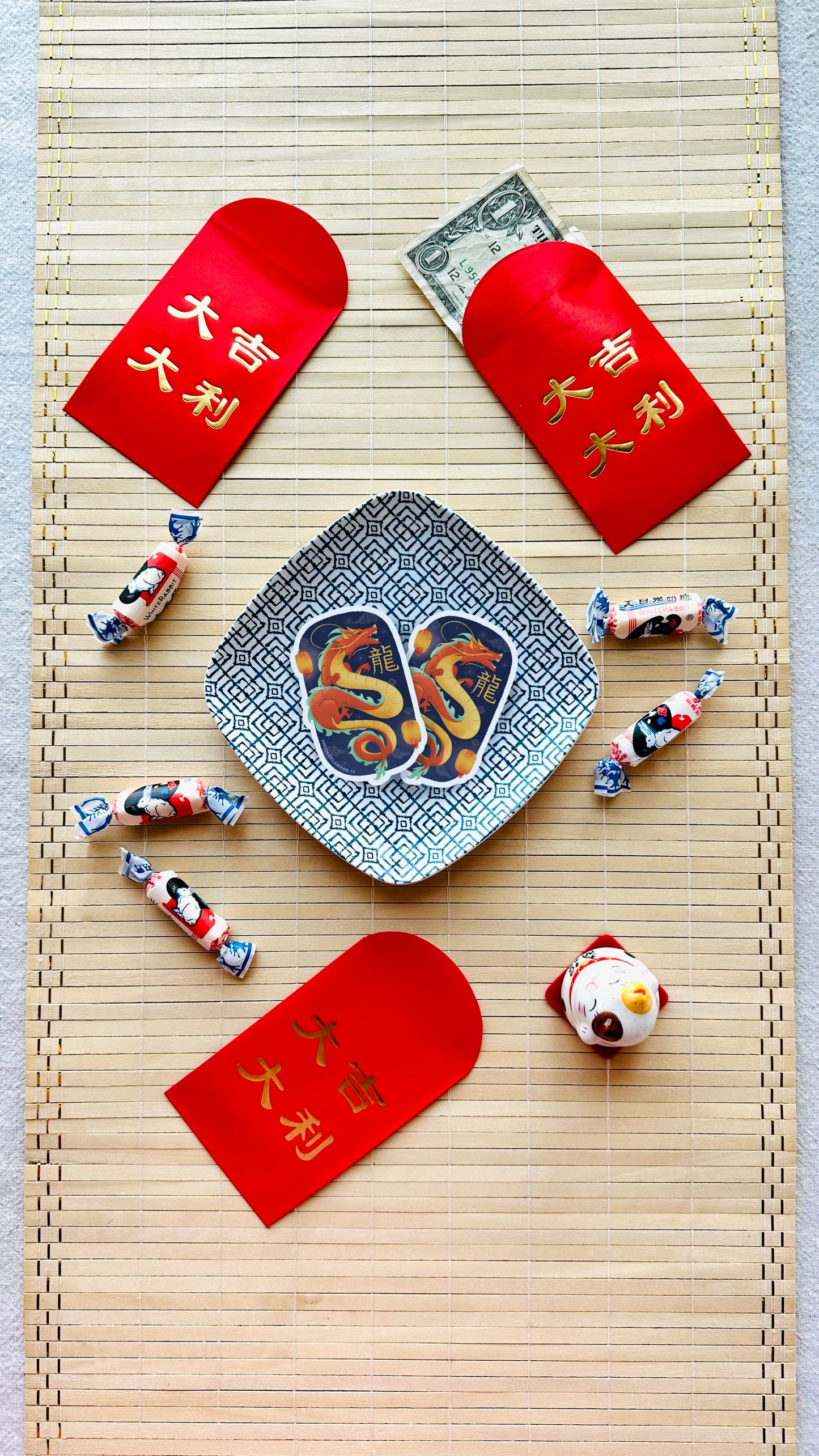 Lunar New Year: Dragon Sticker