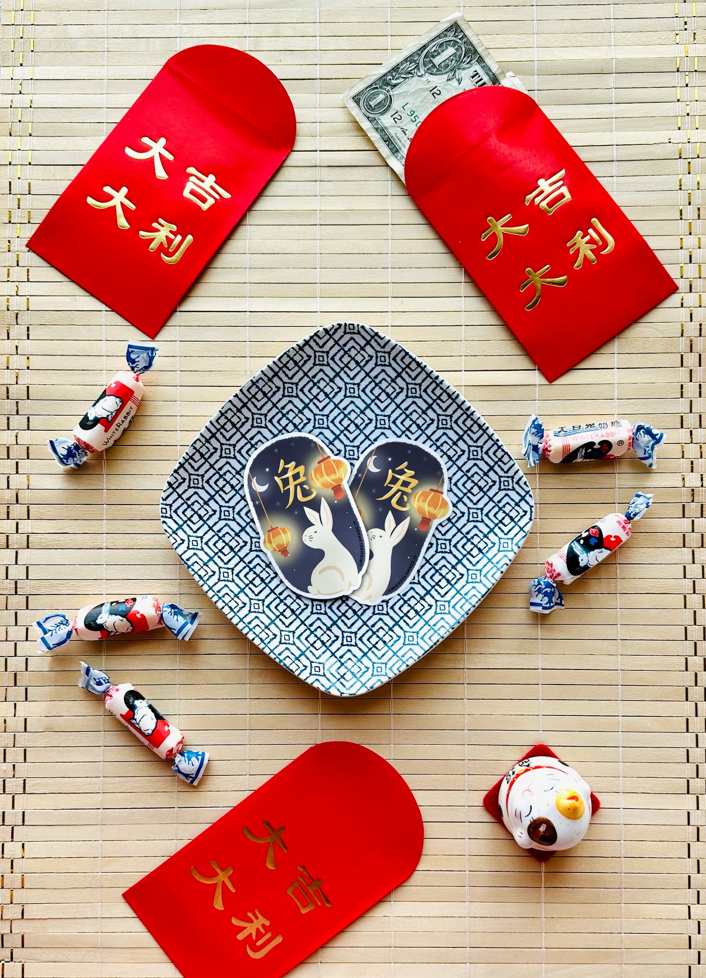Lunar New Year: Rabbit Sticker