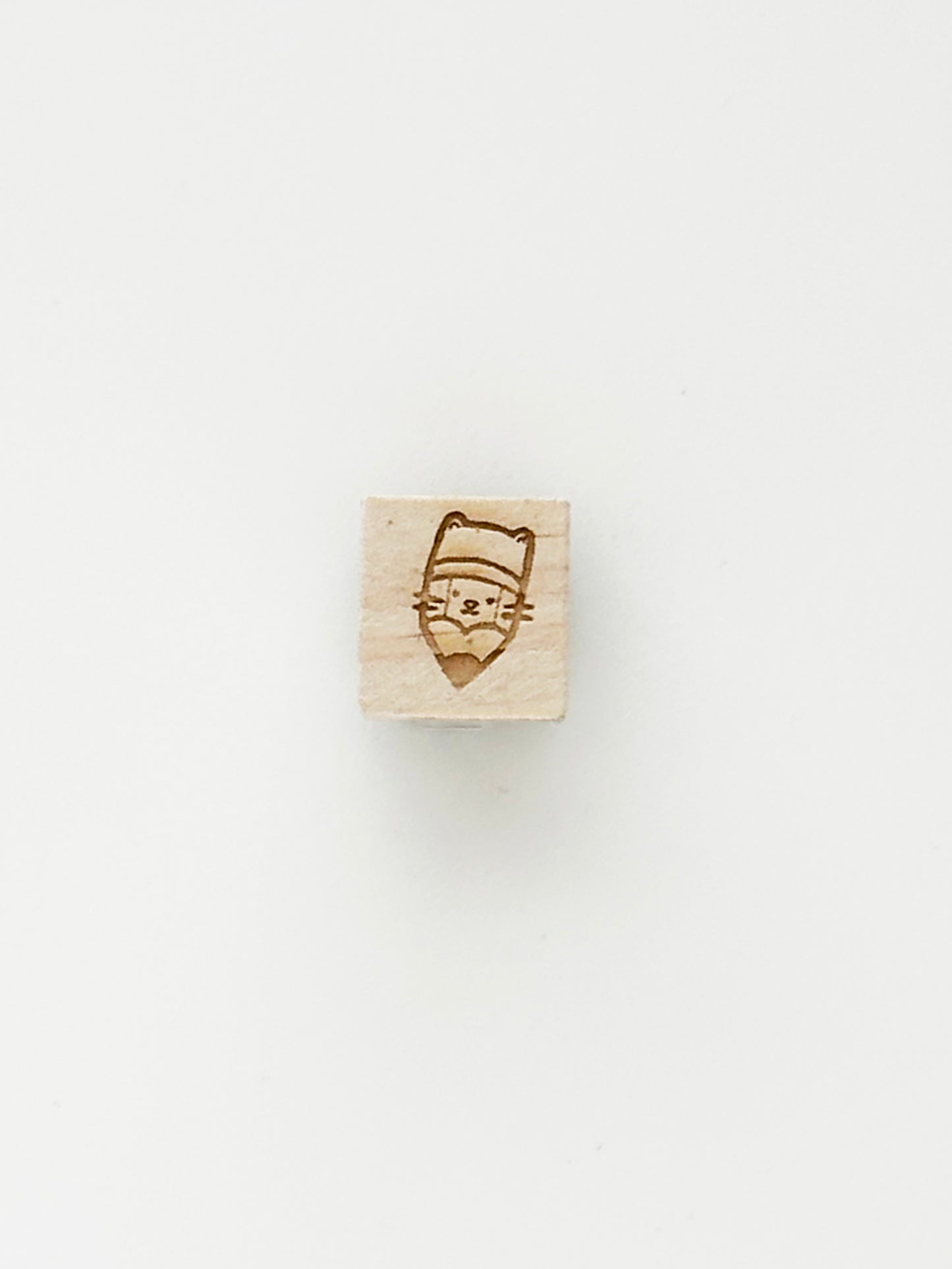 Pencil Cat Mini-Stamp