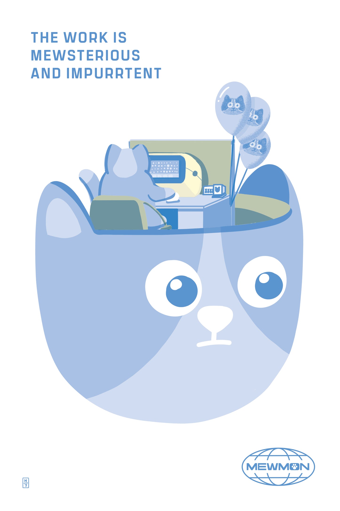 Severance Cat Postcard