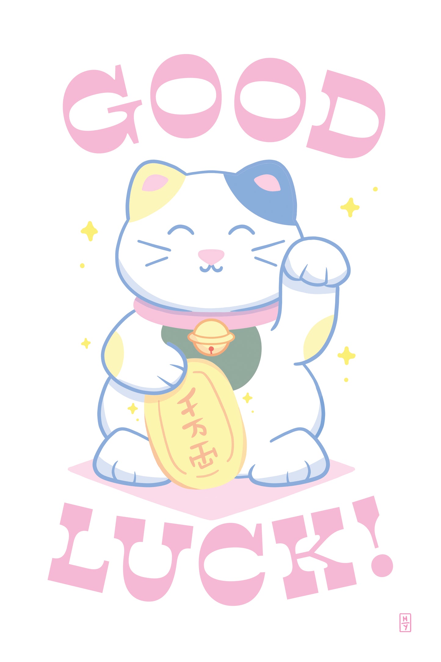 Good Lucky Cat Postcard