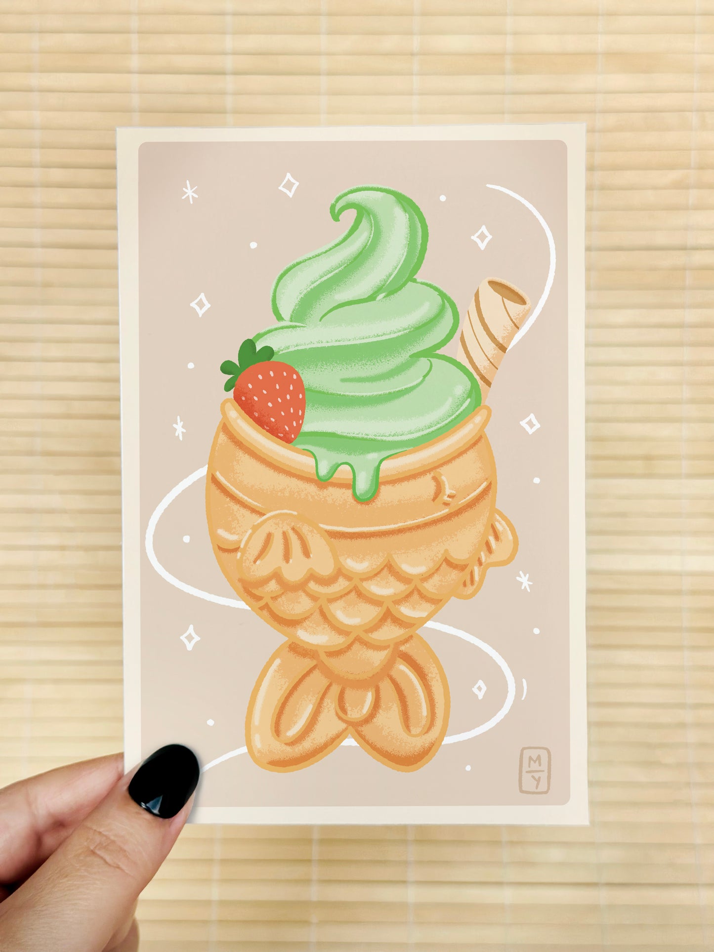 Taiyaki Postcard