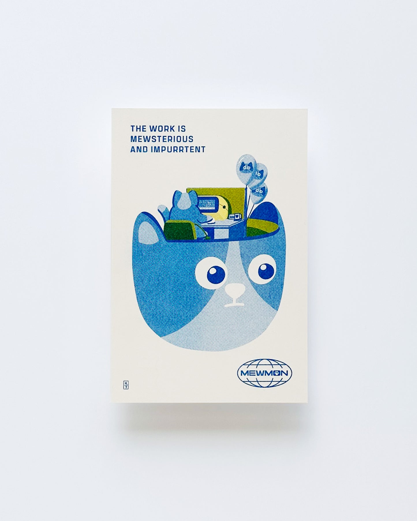 Severance Cat Postcard