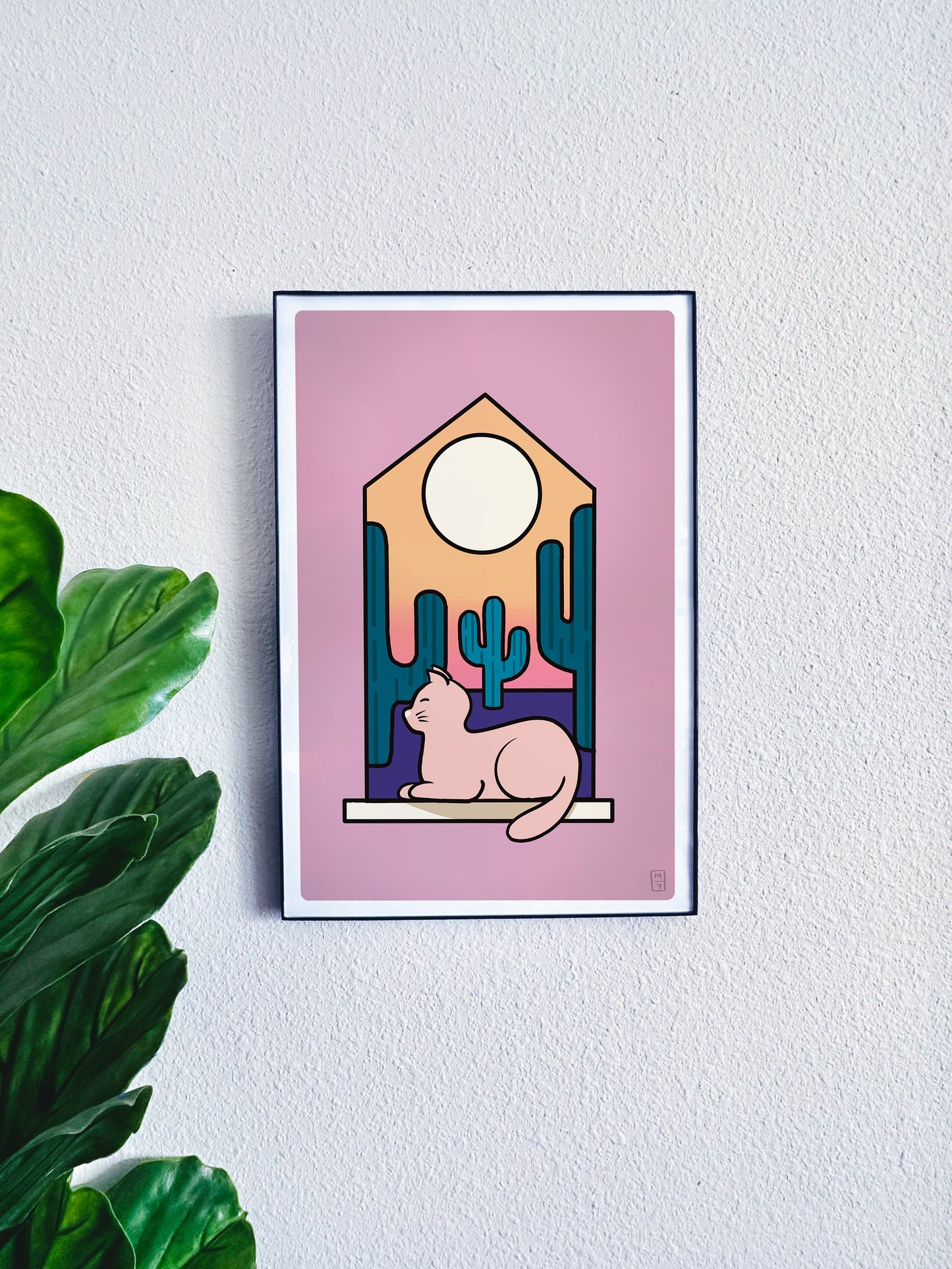 Window Cat No. 2 Poster