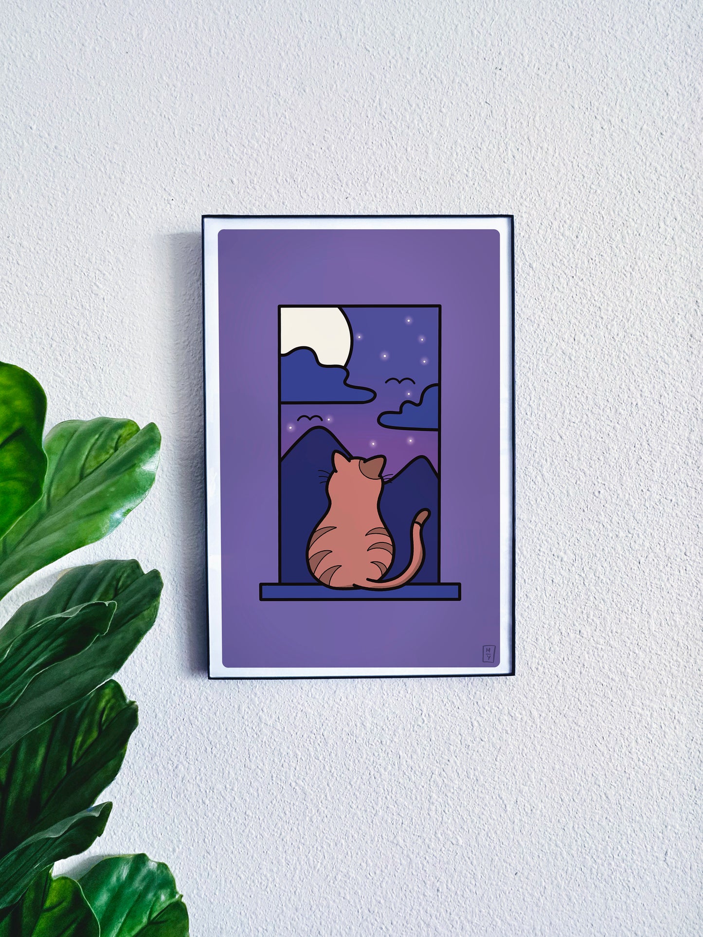 Window Cat No. 3 Poster