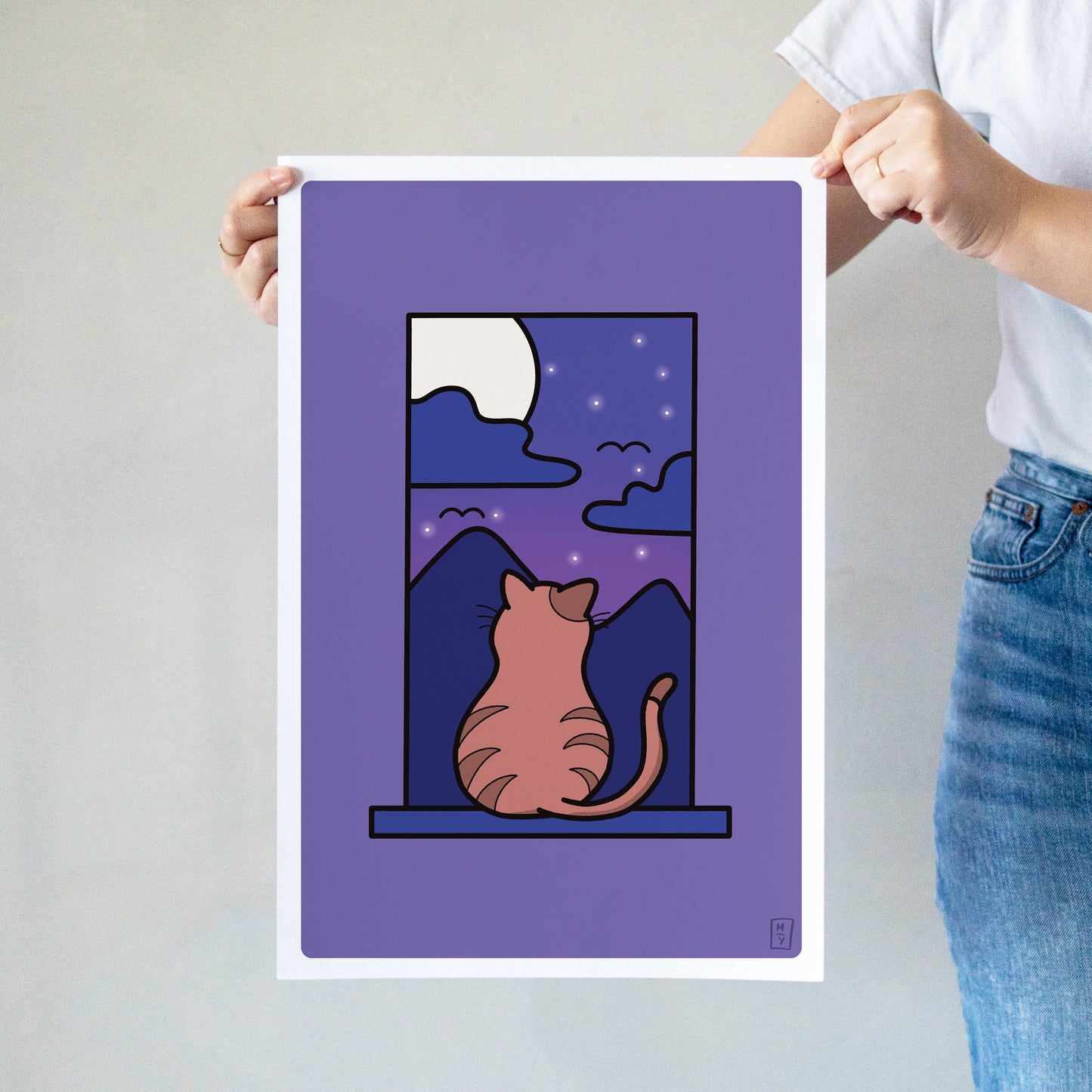 Window Cat No. 3 Poster