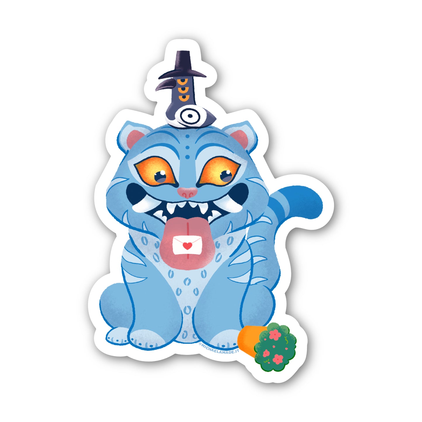 Derpy Cat Sticker
