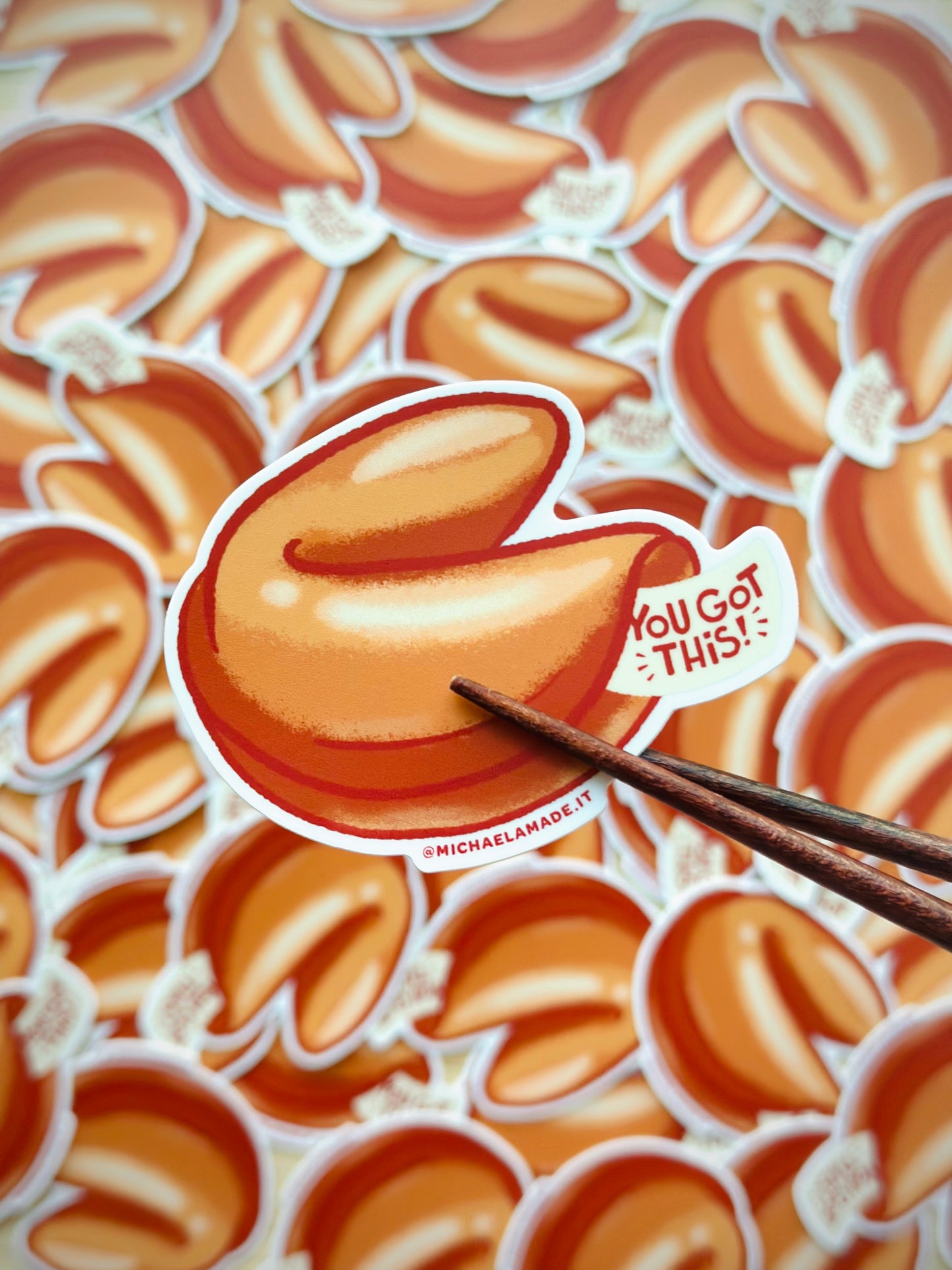 Fortune Cookie Sticker