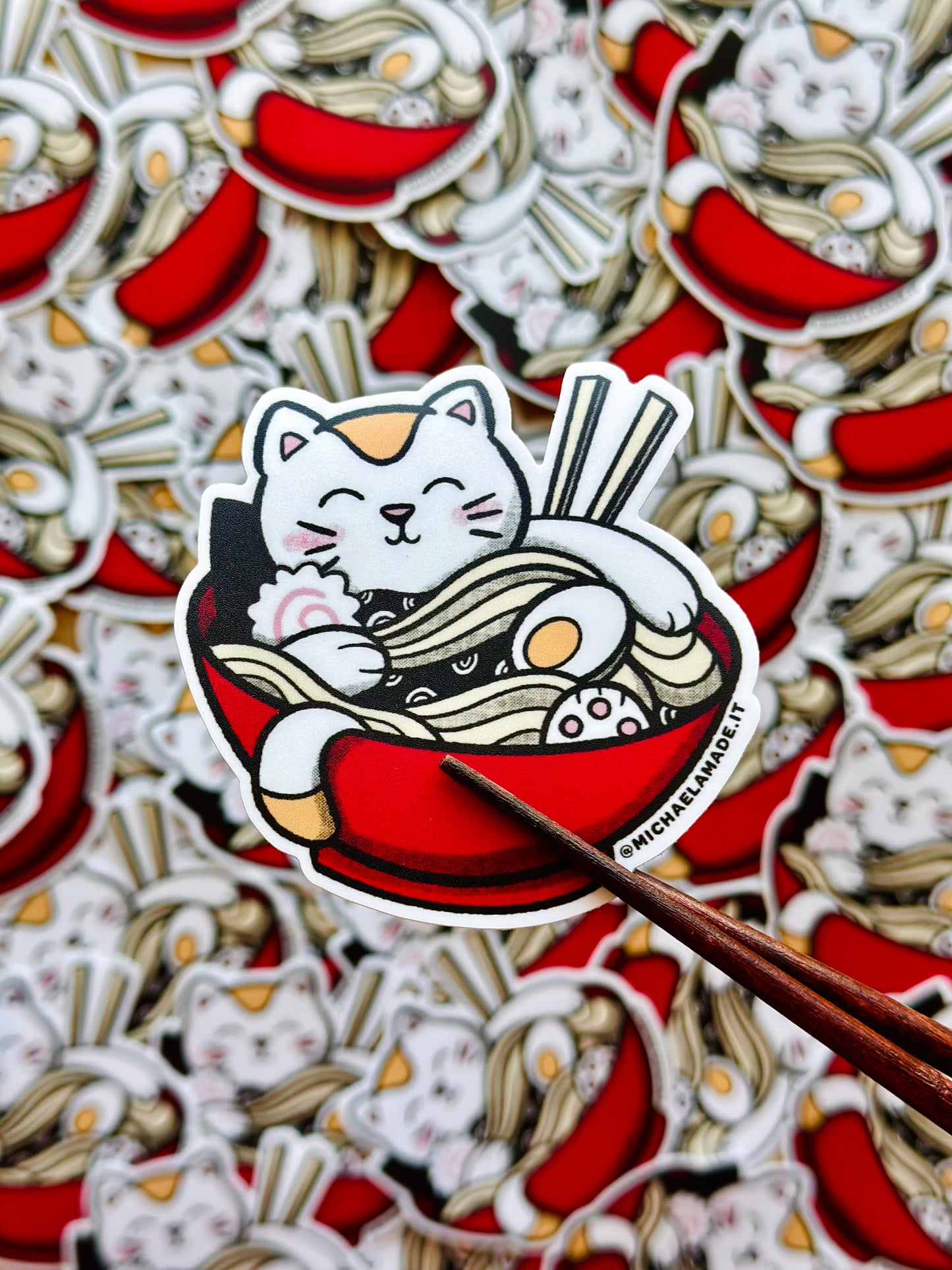 Ramen Cat Sticker