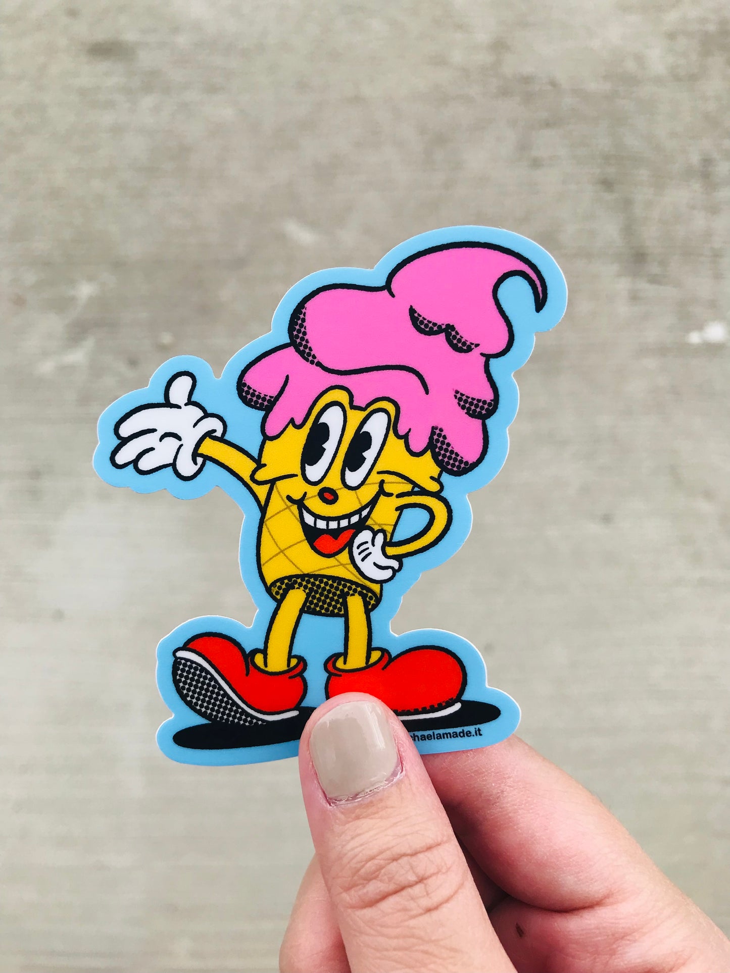 Stay Cool Ice Cream Sticker