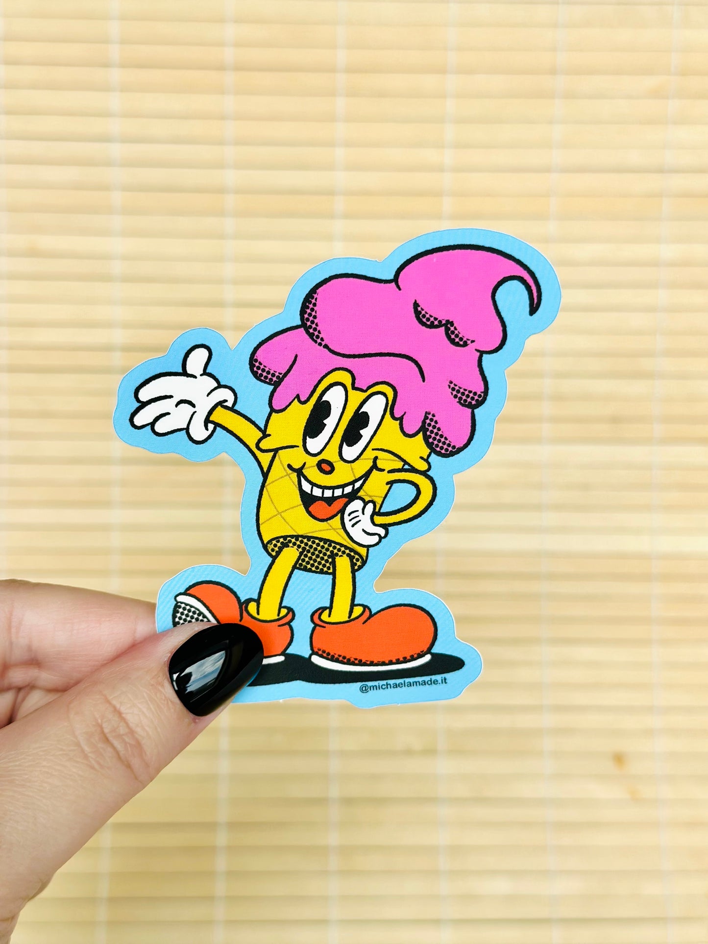 Stay Cool Ice Cream Sticker