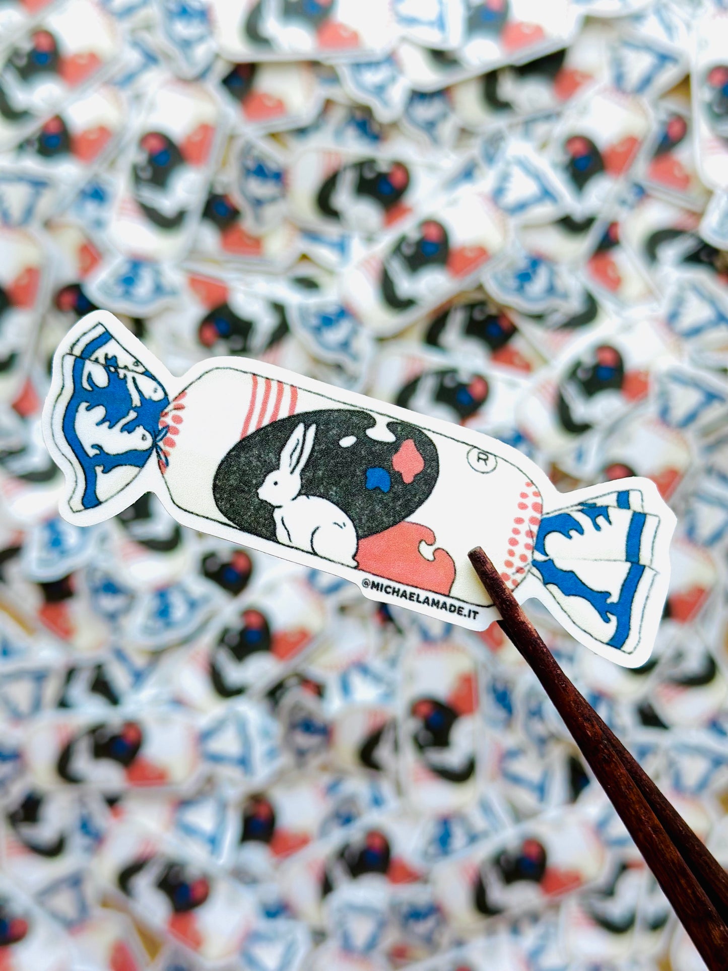 White Rabbit Sticker