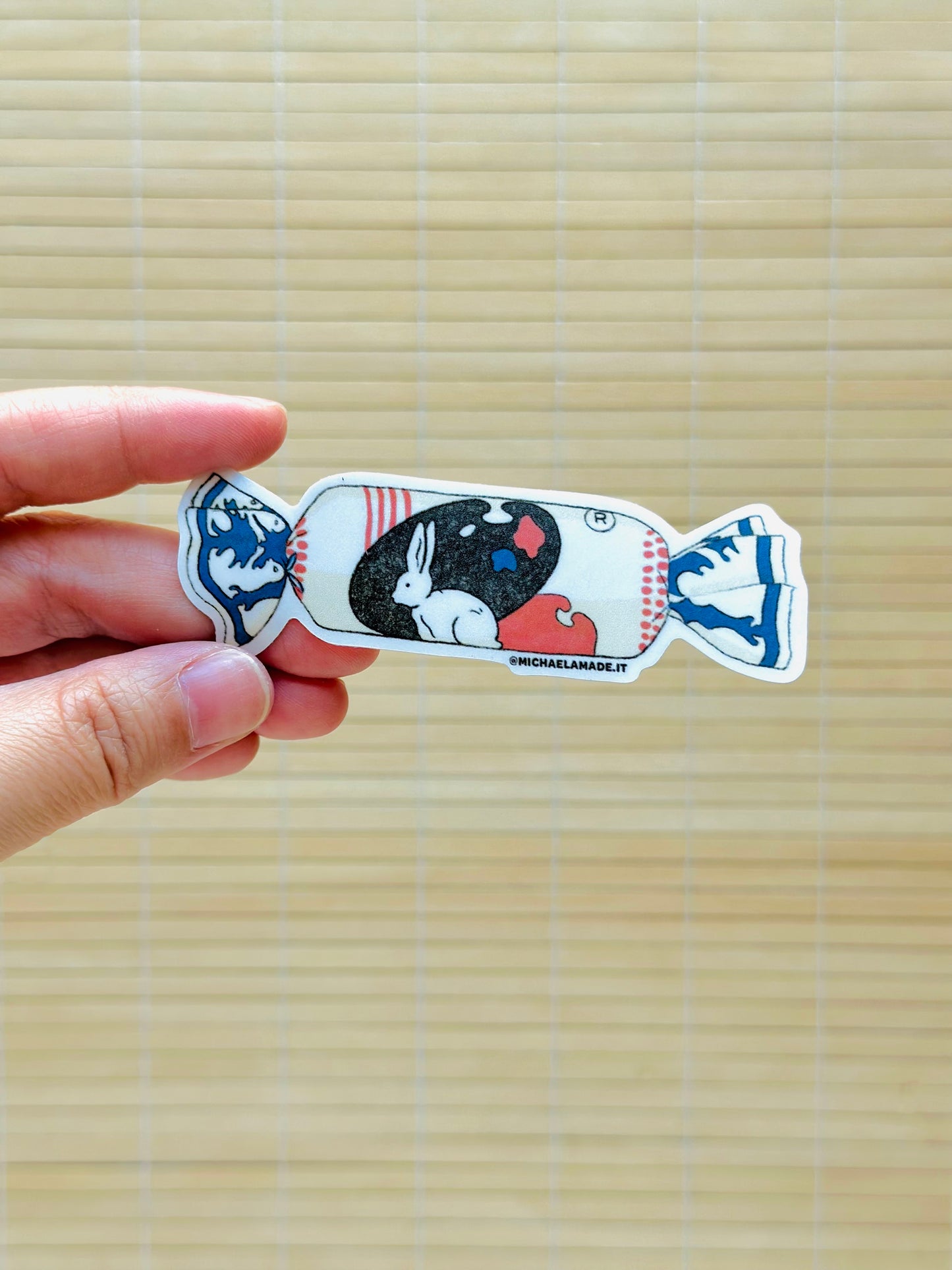 White Rabbit Sticker