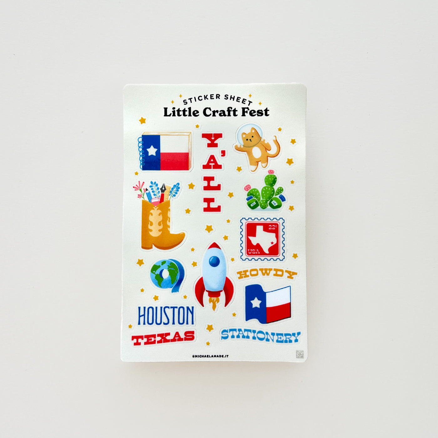 Little Craft Fest Sticker Sheet
