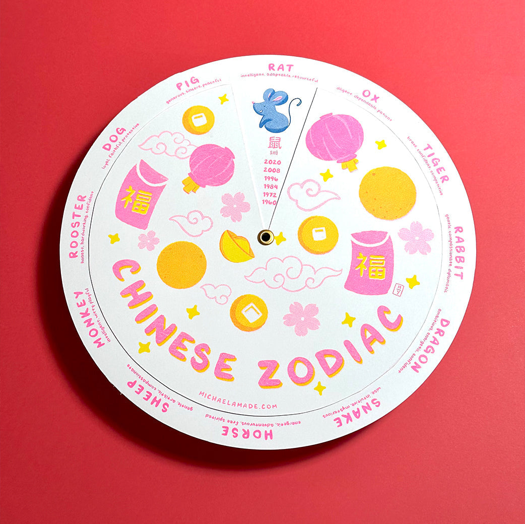 Chinese Zodiac Riso Wheel