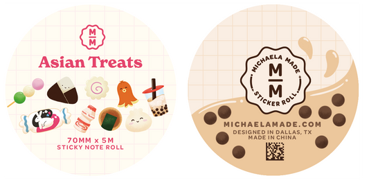 Asian Treats Sticky Note Roll