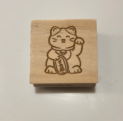 Lucky Cat Stamp