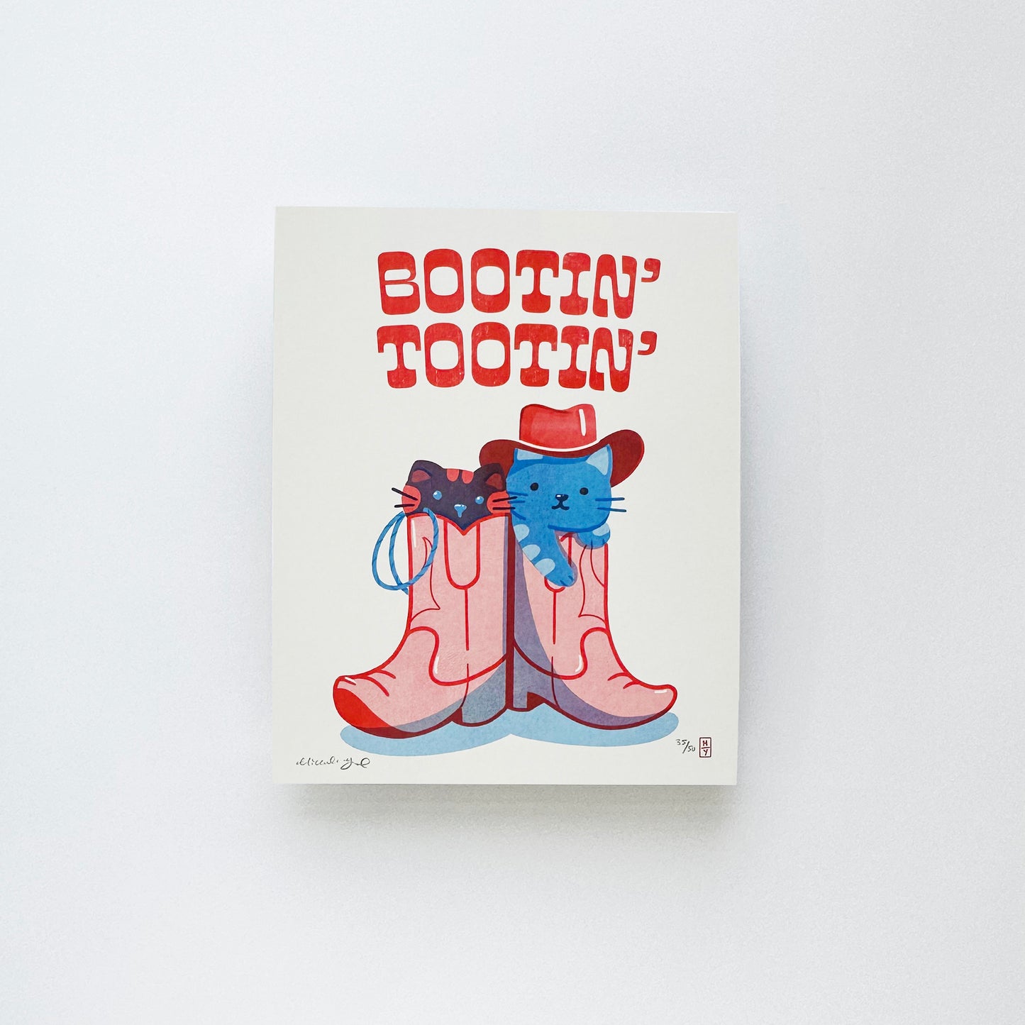 Bootin' Tootin' Cats Mid-Size