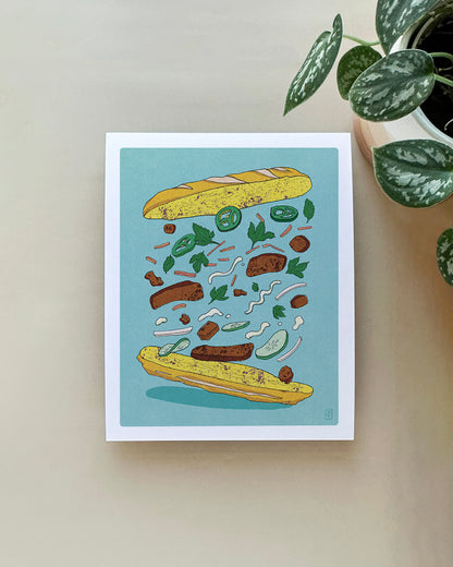 Banh Mi Medium Print