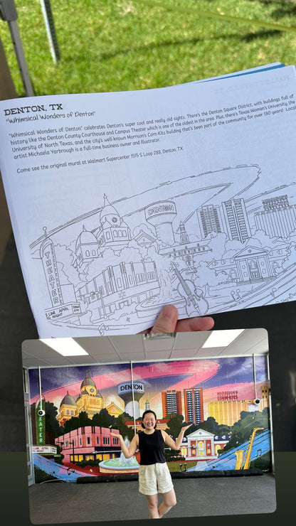 Texas Communities Coloring Book