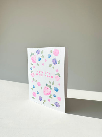 Love Berry Much Card