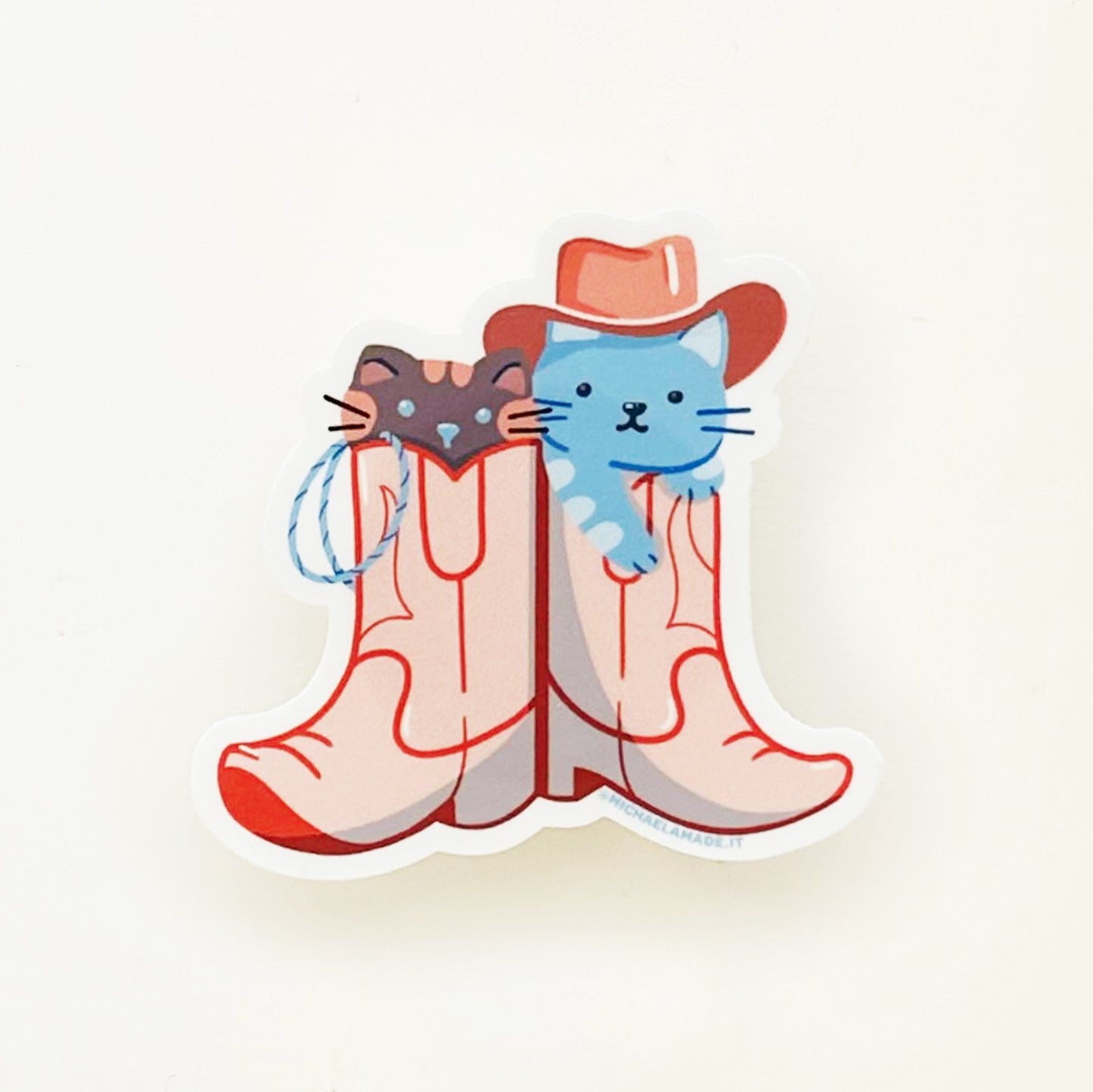 Bootin' Cats Sticker