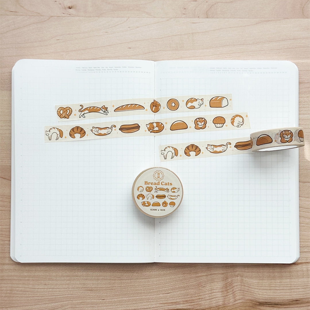 Bread Cats Washi Tape