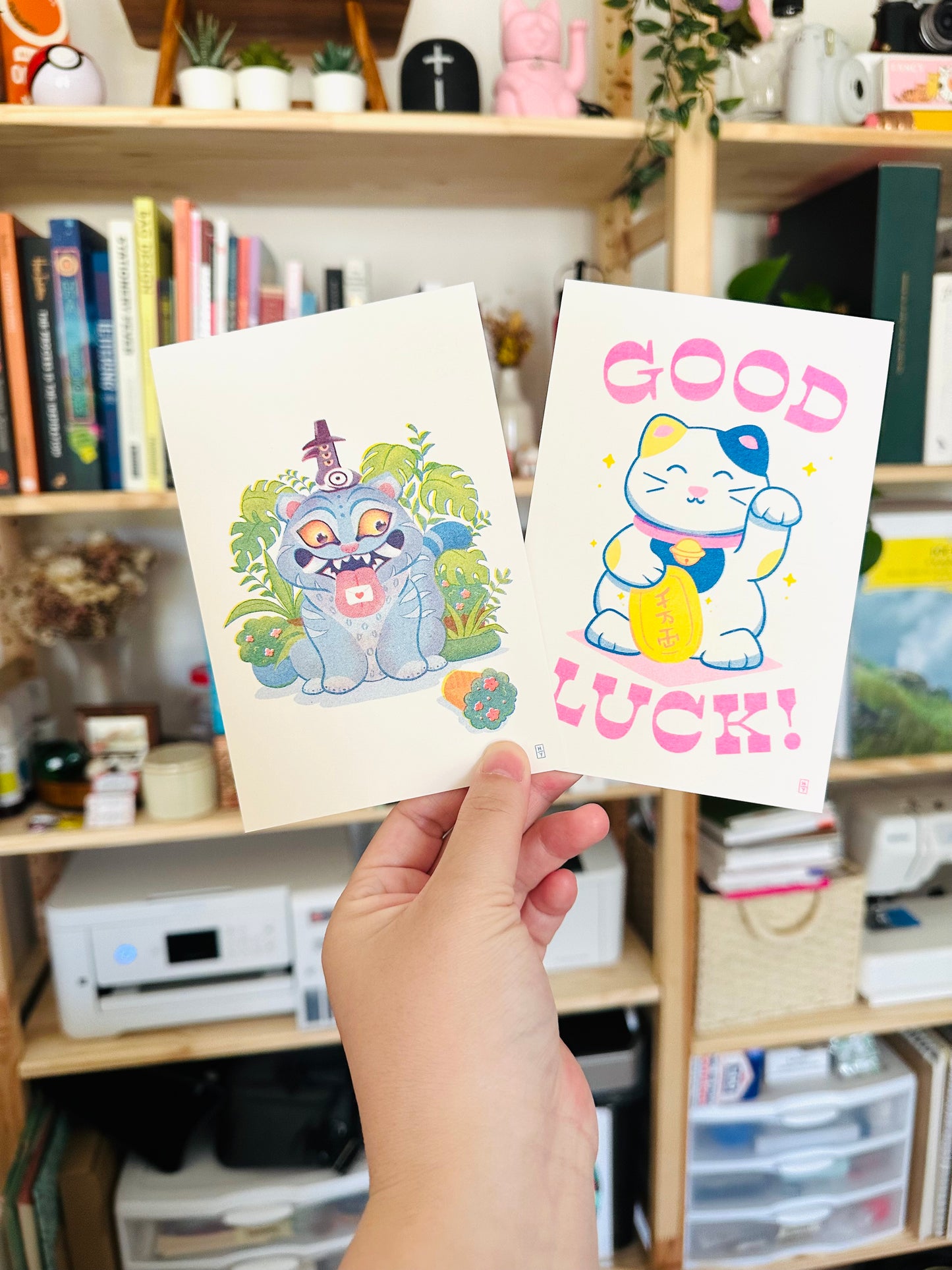 Derpy Cat Postcard