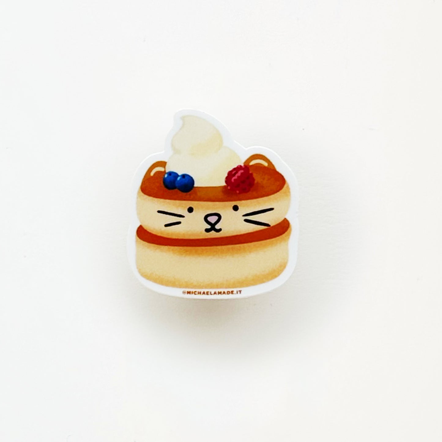 Japanese Pancake Cat Sticker