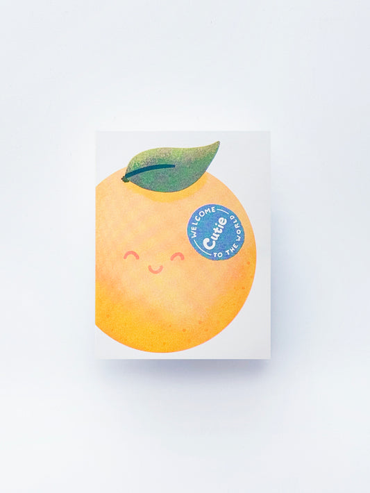 Welcome Cutie Card