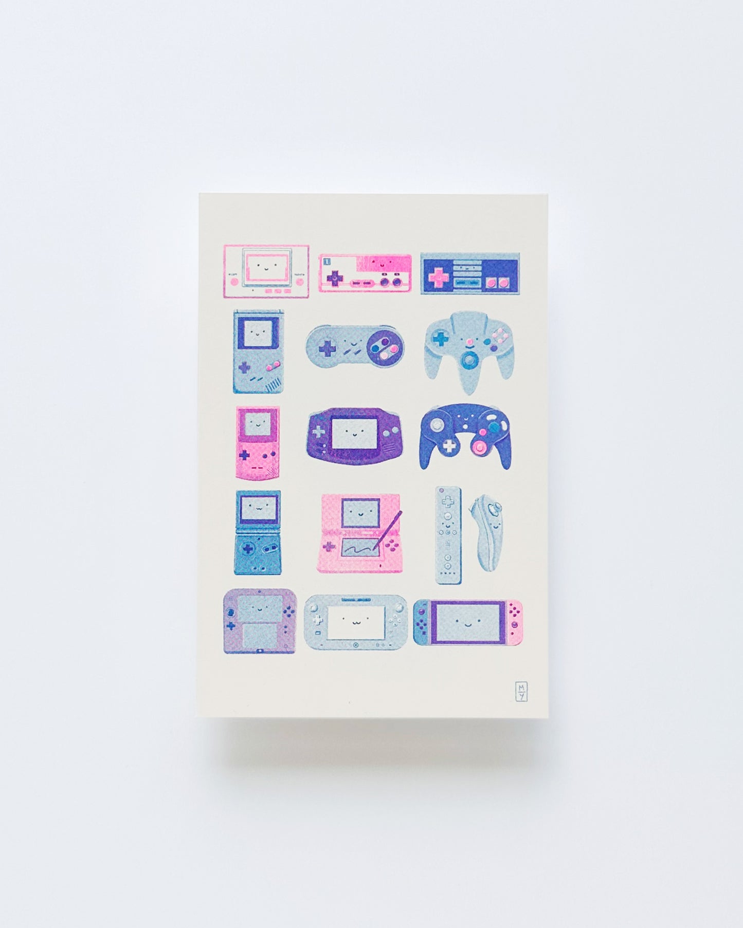 Game Consoles Postcard