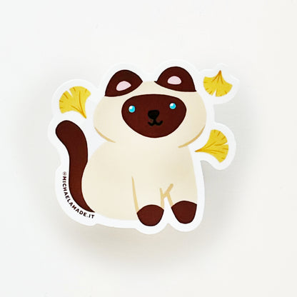 Ginko Task Cat Sticker