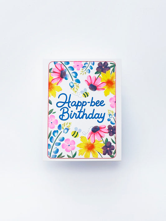 Bee Birthday Card