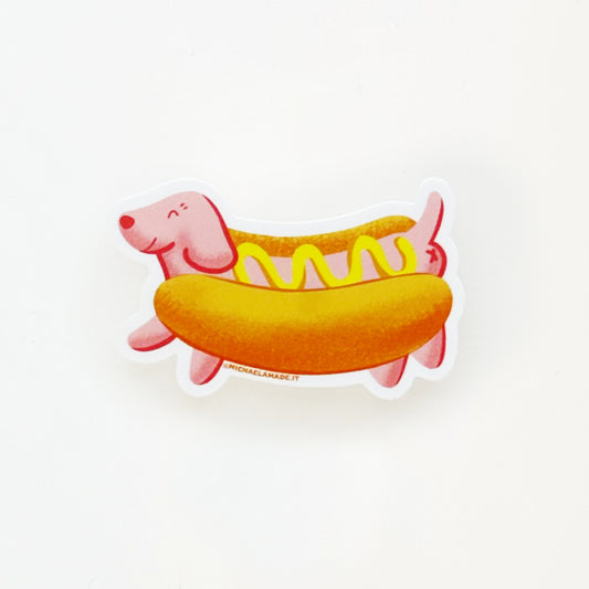 Hot Dog Dachshund Sticker